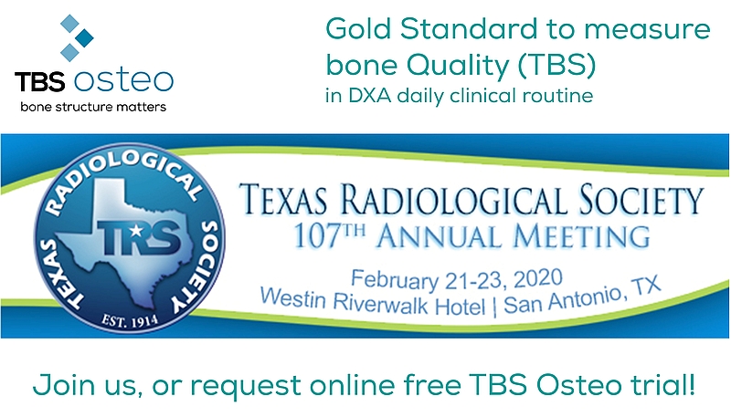 TBS Osteo for fracture prediction on Texas Radiology Congress