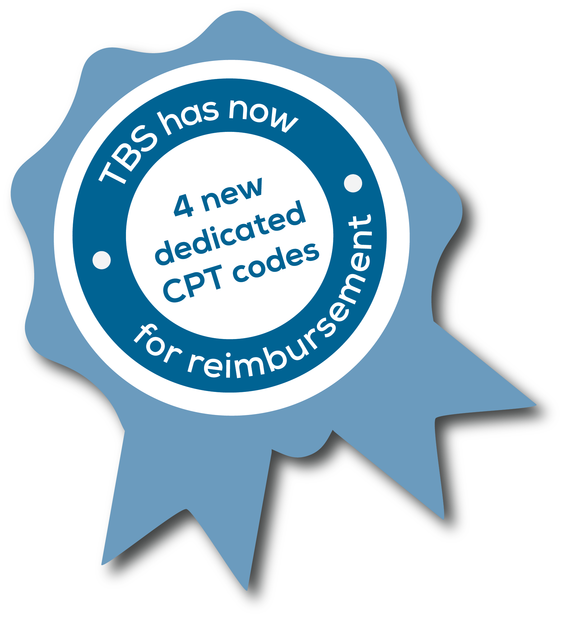 TBS has now 4 new dedicated CPT codes for reimbursement