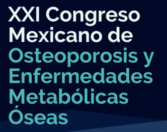 Logo of the "Congreso Mexicano de Osteoporosis y Enfermedades Metabolicas Oseas"